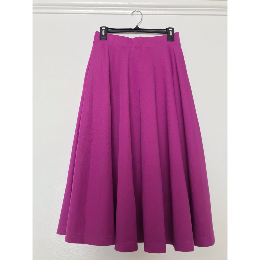 White Mark fuchsia a-line/full skirt